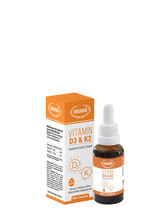 VİTAMİN D3-K2 30 ML. ERSAĞ
